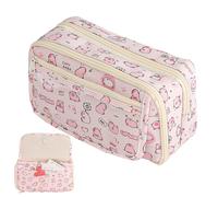 Bolsa con cremallera | Linda bolsa de lápiz de cremallera de Capybara - Estuche de lápiz de almacenamiento de diseño flexible para estudiante de la universidad, la escuela secundaria y la escuela