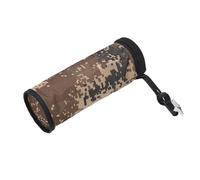 Bolsa Contenedora para Baquetas, Bolsa para Tambor de Tela Oxford de Gran Capacidad, Estuche para Baquetas con Abrazadera para Bateristas (Camuflaje