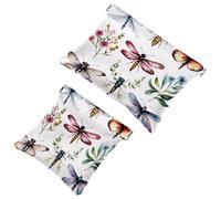 Bolsa cosmética colorida con bolsillo para balones de rugby, impermeable, sin cremallera, cierre automático, mini estuche portátil de viaje para auriculares y joyas, multicolor 06, 7,1 x 5,8,