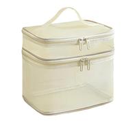 Bolsa cosmética, organizador de viajes, malla caddy, doble capa, almacenamiento rápido, secado de nailon, perfecto para baños, shower Necessary, maquillaje y uso diario en el hogar o en el Go 8,66 x