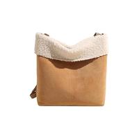 Bolsa Crossbody de gamuza de mujeres, bolso de cuerpo cruzado hinchado suave y ligero, bolsa de hambre de acolchado con cremallera, acarreo