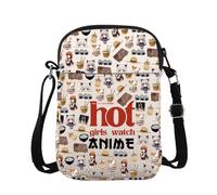 Bolsa cruzada de anime Otaku para amantes del anime, bolsa de mensajero de manga japonesa, bolsa de transporte Kawaii, Hot Anime Cb, 15*21*2cm