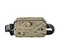 Bolsa cruzada de gran capacidad con correa ajustable para viajes, compras, correr, Riñonera Mochilas Cruzadas, Horror Mummy Zombie All Saints' Day Happy Halloween, 1 size