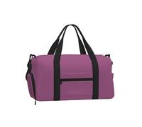 Bolsa cruzada de mano de gran capacidad, color rojo uva, ligera, resistente al agua, para viajes al aire libre