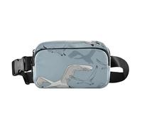 Bolsa cruzada de moda para mujeres y hombres, bolsa de pecho de gran capacidad con correa ajustable para viajes, gimnasio, trabajo, cisnes voladores blancos, Cisnes voladores blancos, talla única,