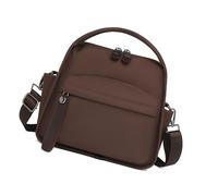 Bolsa cruzada de nailon súper ligera con correa ajustable, múltiples bolsillos, para viajes, trabajo, artículos esenciales, práctica mochila de viaje, café, One Size