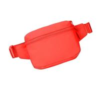 Bolsa cruzada ergonómica con correa regulable, compacta, segura, deportiva, para viajes y entrenamientos, resistente al agua, Red, Talla única