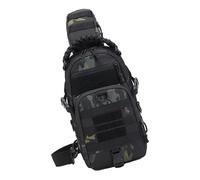 Bolsa cruzada grande impermeable para aparejos de pesca, bolsa multifuncional para caja de pesca