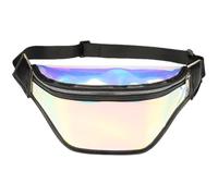 Bolsa cruzada impermeable para hombre y mujer, bolsa de cinturón, bolsa de pecho a la moda, bolsa deportiva, bolsa de cintura casual, bolsa de teléfono, Black