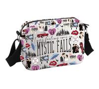 Bolsa cruzada inspirada en la película de vampiros de Edward Bella, regalo para fanáticos de la película de vampiros, Mystic Falls, I Was Feeling Hkb Eu, 8.27 Inches × 5.91 Inches × 0.79 Inches