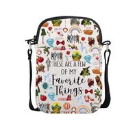 Bolsa cruzada inspirada en la princesa del espantapájaros con texto en inglés "These Are A Few Of My Favorite Things", Favorito No Place Cb Uk, 0