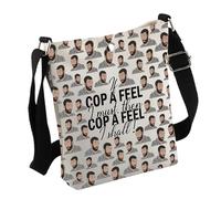 Bolsa cruzada inspirada en la serie de televisión If Cop A Feel I Must Then Cop A Feel I Shall para amantes de las series de televisión, Bolsa Feel I
