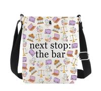 Bolsa cruzada para abogado, regalo para futuros abogados, regalo para el próximo bar, The Bar Cb3