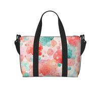 Bolsa cruzada para el gimnasio con estampado de burbujas de colores, ideal para viajes de negocios