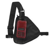 Bolsa cruzada para el pecho - Pequeña bolsa de pecho triangular negra con correa ajustable, bolsa de hombro ligera multiusos para ciclismo, deportes, escuela