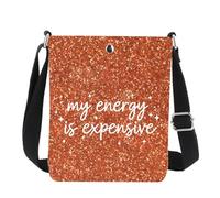 Bolsa cruzada para fanáticos de la música country My Energy Is Care, regalos de amor propio, bolsa de hombro para empoderamiento femenino, My Energy Cb1, 111