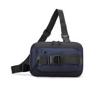 Bolsa cruzada para hombre, moderna y funcional, deportiva, gimnasio, bolsa de viaje, resistente al agua, bolsa para correr, Color azul, Talla única