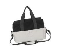 Bolsa cruzada resistente al agua de alta calidad, ligera, construcción Oxford, compartimentos multifuncionales para entusiastas del fitness, elegante y resistente al agua, Gray