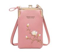 Bolsa cruzada vertical densa para teléfono, cierre de agarre, piel sintética, planificador funcional múltiple con cinturón modificable, bolsa de hombro de gran capacidad, cartera con beso, citas