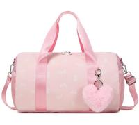 Bolsa Danza Balle Niña Bolsa Deportiva Viaje Piscina Bolso Brillo Mariposa Rosa