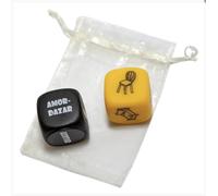 BOLSA DE 2 DADO SADO DE 3 MM X 3 MM + DADO DE OBJETO