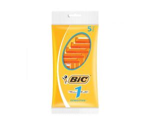 Bolsa de 5 cuchillas bic 1 sensitive - 1 hoja