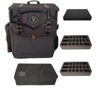 Bolsa de Accesorios RPG Adventurer's Dungeons and Dragons con Almacenamiento en miniaturas, Soporte para Alfombrillas, Bolsillos DND y fichas,