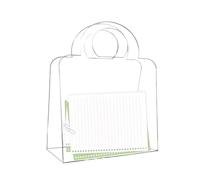 Bolsa de acrílico para fiestas | Pequeña caja de almacenamiento transparente - Party favor bolsas de regalo - para Boda Cumpleaños Día de San Valentín Pascua Día del Niño San Valentín Papá Noel