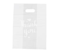 Bolsa de agradecimiento, bolsa de compras, bolsa de embalaje para hornear, suministros de cumpleaños, boda, fiesta, caramelos, envoltorios de galletas, L