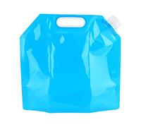 Bolsa de Agua 5L Plegable Recipiente de Agua Portable Plegado de Almacenamiento de Agua de Agua para Acampar al Aire Libre Camino Azul Alimento de Alimentos Material de educación