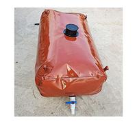 Bolsa de Agua agrícola, Tanque de Agua para Acampar al Aire Libre, Portador de Agua Plegable de Alta Capacidad de 0.9 mm PVC, para Lavado de Autos de jardinería (Color: marrón, tamaño: