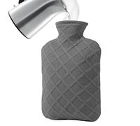 Bolsa De Agua Caliente 1.2L - Pack de Calor para Calambres - Con Funda Extraíble y Antifugas Mantiene el Calor 4-6 Horas para Espalda Manos Viaje Niños Cuello Piernas Camping Escuela Invierno