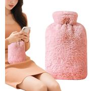 Bolsa de Agua Caliente | 1 Litro Antifugas Reutilizable - Botella Calentadora Bolsa De Agua Caliente,Para De Molestias Compresa Fría Calambres Menstruales Hogar Viaje Invierno Adultos Niños Ancianos