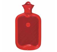 Bolsa de Agua Caliente 2 Litro Rojo Calentador Bettflasche Cuello Hombro Cálido