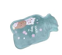 Bolsa De Agua Caliente 2 piezas de dibujos animados mano Po botella agua caliente Mini botellas portátiles calentador manos niñas bolsillo pies bolsas(LZX)