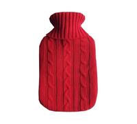 Bolsa De Agua Caliente 2 uds., l, funda grande de punto for bolsa agua caliente, resistente al calor y frío, for mantener el(Red)