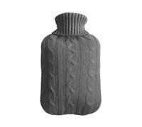 Bolsa De Agua Caliente 2 uds., l, funda grande de punto for bolsa agua caliente, resistente al calor y frío, for mantener el(Dark Grey)