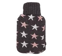 Bolsa de Agua Caliente 2000ml con Tapa de Punto, para Niños y Adultos, Mantiene el Calor en Invierno, Modelo Stella
