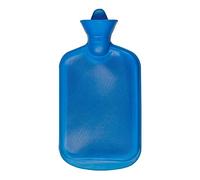 Bolsa de Agua Caliente 2L,Botella De Agua Caliente Peluche Con Tapa,Premium Natural Goma Agua Caliente Bolsa, sin olor,Agua Caliente Bolsa para Alivio del Dolor,Regalo para Madre Padre (1750ML,azul)