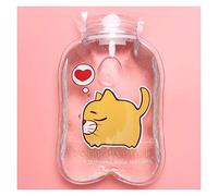 Bolsa de Agua Caliente 3PCS Transparente Botella Linda Caliente Agua for Mantener su Vientre del Calentador del Calentador de la Mano de Dibujos Animados Lleno Mini portátil Bolsa de Agua Caliente