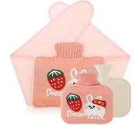 Bolsa de agua caliente 800 ml botella de agua caliente de goma de goma con cubierta de cintura portátil botella de agua caliente cinturón dulce xiangbaoshang