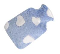 Bolsa De Agua Caliente, Bolsa De Agua Caliente, Bolsa De Agua Caliente De Peluche De Gran Capacidad, Calentador De Manos De Amor De Agua De PVC De Piel De Conejo, Desmontable, Lavable, Bolsa De Agua
