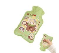 Bolsa de agua caliente, bolsa de agua caliente, bolsa de agua de dibujos animados, almohadilla calentadora de pies para manos, bolsa caliente llena de agua de peluche suave para niños adultos