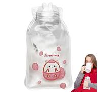 Bolsa de agua caliente, bolsa de agua caliente, botella de agua caliente transparente de 160 ml - Calentador de manos de invierno, pequeña vejiga de agua caliente, calentador, bolsa de agua, cojín de