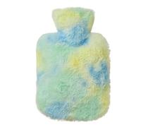 Bolsa de agua caliente, bolsa de agua caliente - Botellas de agua calentadas portátiles de 1000 ml | Calentadores de pies, pequeña botella de agua caliente de gran capacidad con funda de tela para el