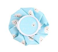 Bolsa De Agua Caliente Bolsa de agua caliente con dibujos animados, bolsa hielo doble uso for verano, multiusos for aliviar el dolor rodillas, cabeza y piernas, suministros for mantener calor(Blue)