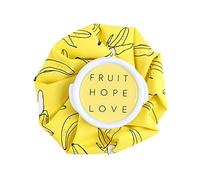 Bolsa De Agua Caliente Bolsa de agua caliente con dibujos animados, bolsa hielo doble uso for verano, multiusos for aliviar el dolor rodillas, cabeza y piernas, suministros for mantener calor(Yellow)