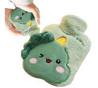 Bolsa de agua caliente, bolsa de agua caliente con funda , bolsa de agua caliente, cubierta para animales, botella de agua fría, calentador portátil para mujer, pies de manos