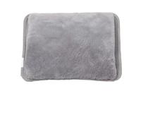 Bolsa de agua caliente, Bolsa de agua caliente eléctrica, calentador de manos suave for invierno, bolsa de agua caliente reutilizable, bolsa calentadora de manos recargable(Grey)