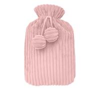 Bolsa de agua caliente, bolsa de agua prueba de fugas, bolsa de agua caliente con funda de punto, bolsa de agua caliente calentador de manos y pies, resistente altas temperaturas para clima frío,